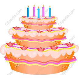 Three-Tier Birthday Cake