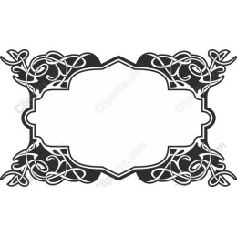Intricate Floral Frame