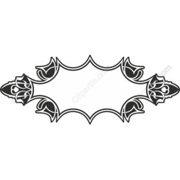 Ornate Floral Frame