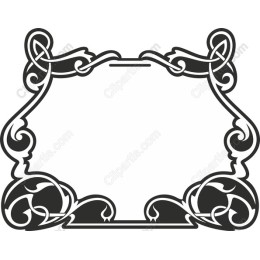 Vintage Ornate Frame - Elegant