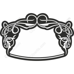 Ornate Vine Decorative Frame