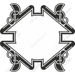 Elegant Arrow-Shaped Decorative Frame