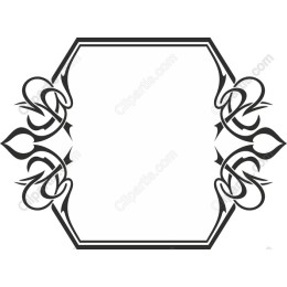 Elegant Vintage Frame with Floral Accents