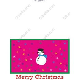 Merry Christmas Snowman