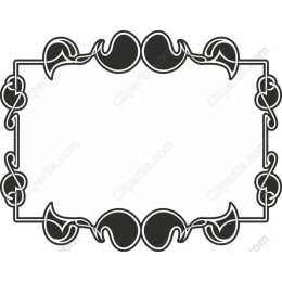 Art Nouveau Decorative Border
