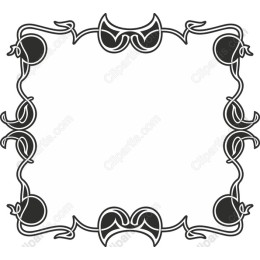 Floral Vine Border