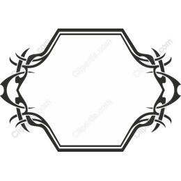 Elegant Tribal Octagon Frame