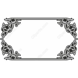 Decorative Floral Frame