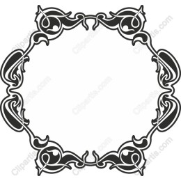 Elegant Black Decorative Frame