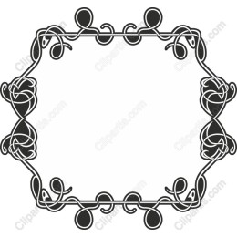 Decorative Floral Frame