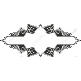 Ornamental Banner Frame
