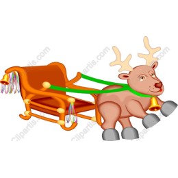 Reindeer and Sleigh