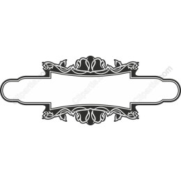 Elegant Vintage Floral Frame