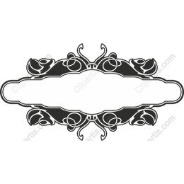 Elegant Vintage Floral Frame