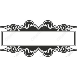 Elegant Decorative Frame with Floral Motifs