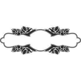 Elegant Vintage Floral Frame