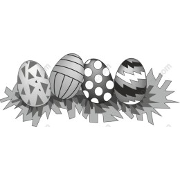 Monochrome Easter Egg Collection