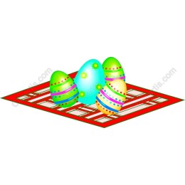 Vibrant Easter Egg Celebration