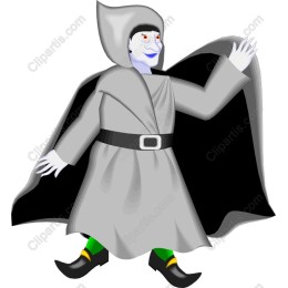 Mystical Figure in Cloak