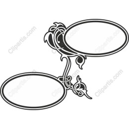 Elegant Floral Vintage Frame