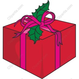 Festive Red Gift Box