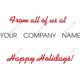 Festive Holiday Greeting Card