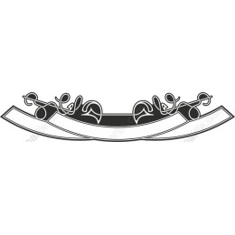 Elegant Black and White Decorative