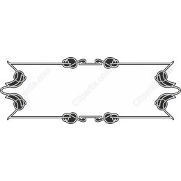Elegant Art Nouveau Frame