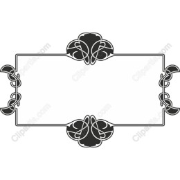 Decorative Art Nouveau Frame