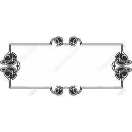 Vintage Floral Frame