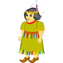 Cheerful Traditional Character