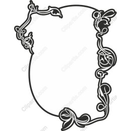 Elegant Floral Frame