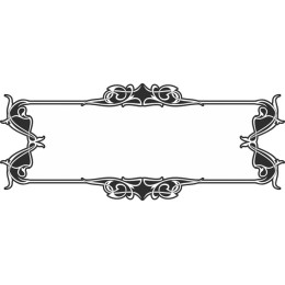 Elegant Vintage Floral Frame