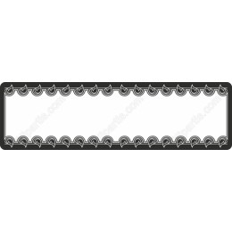 Decorative Border - Elegant Black and White Frame
