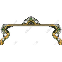 Art Nouveau Elegance: Ornate Frame