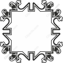 Elegant Floral Frame