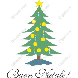 Buon Natale! Festive Christmas Tree Decoration