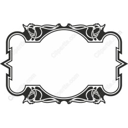 Vintage Floral Frame