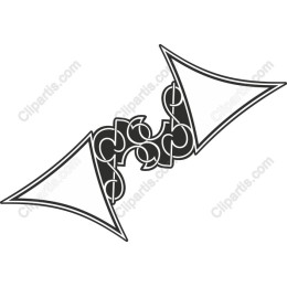Intricate Triangular Ornamental