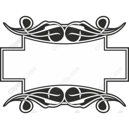 Floral Banner Frame