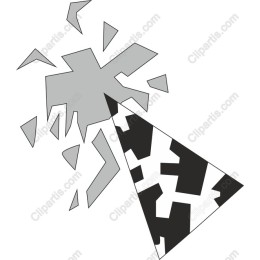 Abstract Broken Surface