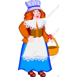Charming Folk Woman