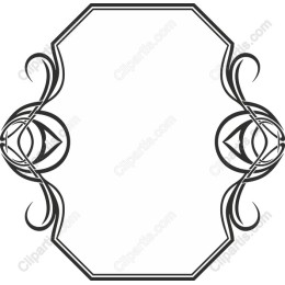Octagonal Decorative Frame