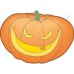 Playful Grinning Jack-o'-Lantern