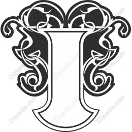 Elegant Ornate Letter J