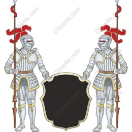 Armored Knights with Shield