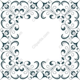 Elegant Ornate Floral Border