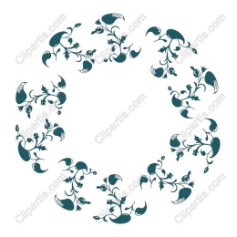 Floral Circle Elegance