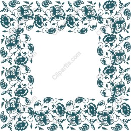 Floral Elegance Border