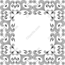 Ornate Frame - Elegant Floral